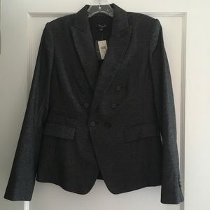 Ann Taylor Blazer Grey Tailored